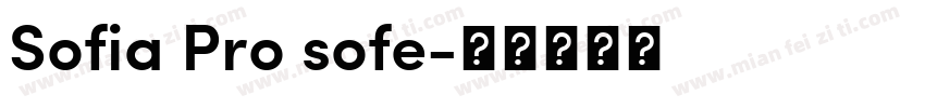 Sofia Pro sofe字体转换